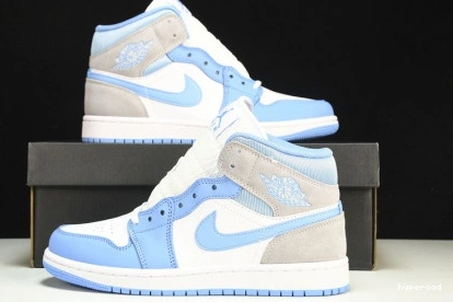 Hyperoad Blue 1 University  Mid NIKE AIR Grey JORDAN 0715